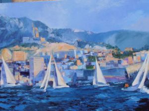 Peinture de Veronique LANCIEN: MARSEILLE 