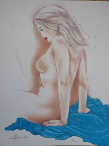 Peinture de MICHEL GAMBIER: Rêverie