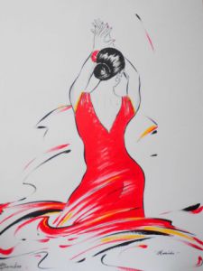 Peinture de MICHEL GAMBIER: Mercedes