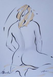 Peinture de MICHEL GAMBIER: Pulpeuse