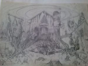 Dessin de geoseize: maison 