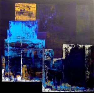 Peinture de LEPRIN: UN MATIN D'HIVER