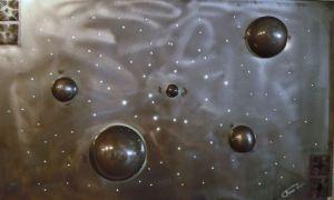 Sculpture de Roger FLORES: Galaxie