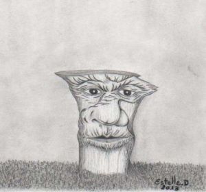 Dessin de EstelleD: Tronc solitaire
