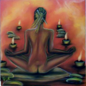 Peinture de sylvie quellen: Zénitude