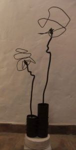 Sculpture de carole zilberstein:  belles immortelles