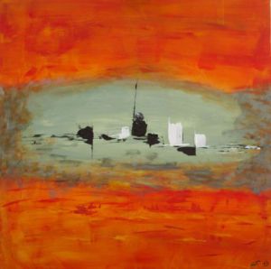 Peinture de c'dingue: mon désert préféré