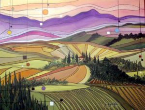 Peinture de ALAIN FAURE: TOSCANE