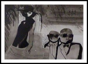 Peinture de Monique Bossicart: BELLE DE NUIT