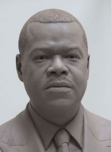 Sculpture de Laurent mc sculpteur portrait: Monsieur N