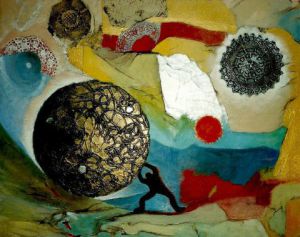 Oeuvre de Monique Bossicart: LE MYTHE DE SISYPHE