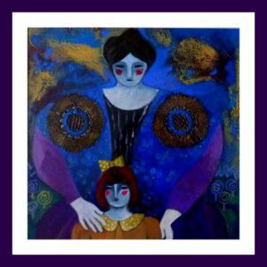 Oeuvre de Monique Bossicart: MERE ET ENFANT