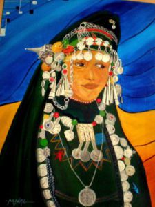 Peinture de ALAIN FAURE: LA FILLE DU SUD