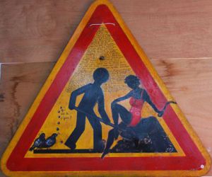 Peinture de Felix: Rencontre Innattendue