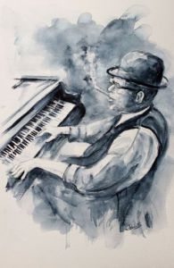 Peinture de Catherine VALETTE: Rhythm & Blues II