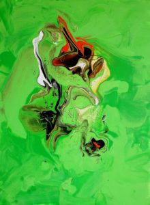 Peinture de Jean-Philippe ESTEBENET: Scène inaugurale du mécréant lunatique