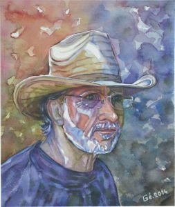 Peinture de Gerard SERVAIS: Autoportrait
