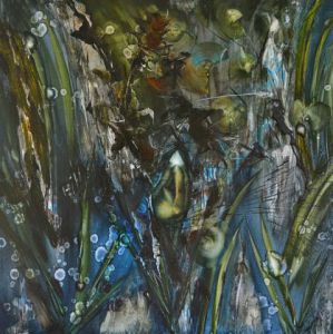 Peinture de pascal MOLLET: fécondation in naturo