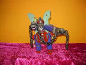 Sculpture de bellagamba  gilles: n°60  Robot collection  