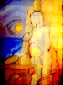 Art_numerique de Momaur: Naissance du monde conscient