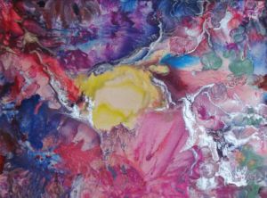 Peinture de Jacqueline Aiguaviva: Cosmos