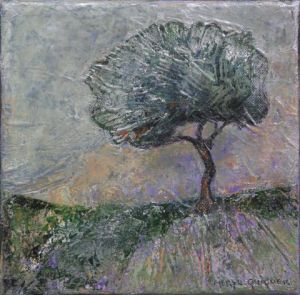 Peinture de Meryl QUIGUER: Olivier n° 1