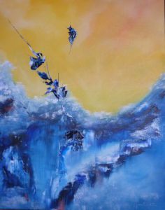 Peinture de Yves MARTINET: Echappée