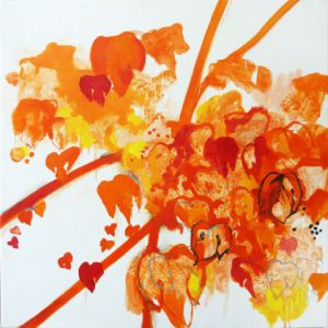 Peinture de Liliane Camier: Vigne Rouge N°5