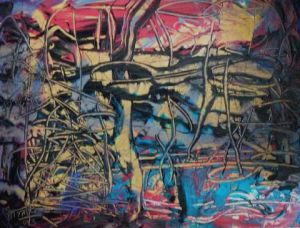 Peinture de DONNEAUD: Entrelacs