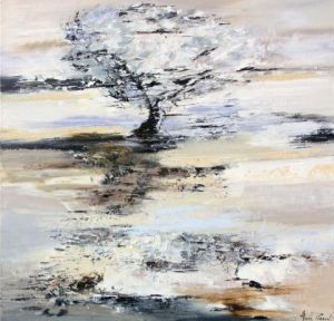 Peinture de Anne PRADON: Mon olivier