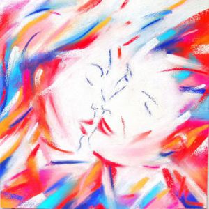 Peinture de FREDERIQUE NALPAS: Flirt