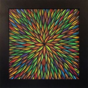 Peinture de Jonathan Pradillon: Festif