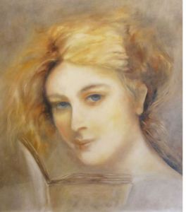 Peinture de Chantal Eberle: La liseuse