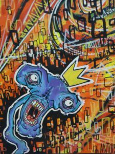 Peinture de antu: Croque mitaine