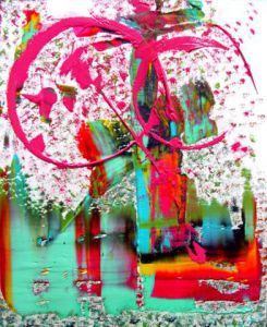 Peinture de Elle Bory : HUGO OISEAU DE PARADIS I