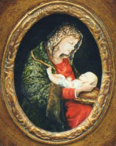 Peinture de Jacques MONCHO: Tendresse