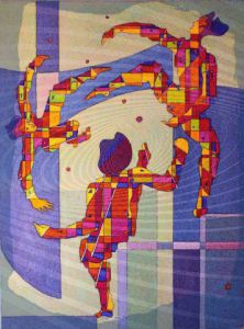 Oeuvre de Raynald Marcoux: Jongleurs balles au pied