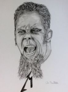 Dessin de CBETTON: James HETFIELD   