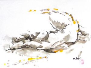 Dessin de Monick Bres : CONFIANTE