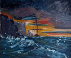 Peinture de Arina Tcherem: Tempête