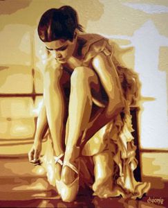 Peinture de guionie jean: Déjà dans la danse