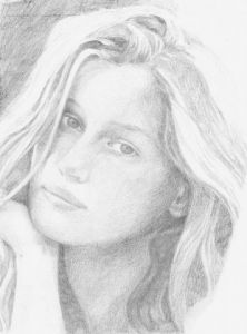 Illustration de mylene Ransan: PORTRAIT DE FEMME 6