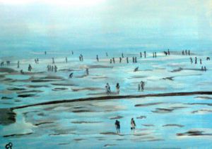 Peinture de CHRISTIAN PEROZ: BAIE DE SOMME