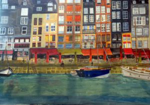 Peinture de CHRISTIAN PEROZ: HONFLEUR