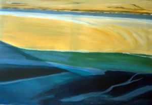 Peinture de CHRISTIAN PEROZ: BAIE ST MICHEL