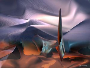 Art_numerique de simonian christian: Salvator Dali atmosphere