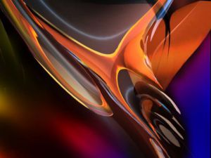 Art_numerique de simonian christian: L'oiseau de fer et de feu