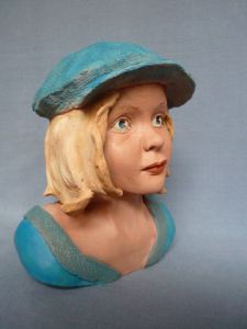 Sculpture de Christine AVRIL CriA: Garçon manqué