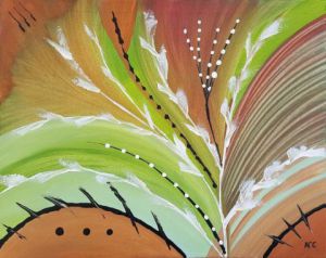 Peinture de collotnath: Fleur de coton