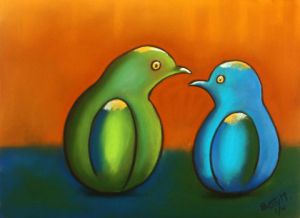 Peinture de BETTY-M peintre: culbutos